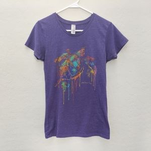Artsy Sea Turtle Top